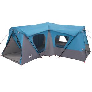 vidaXL Familienzelt Blau 610 x 610 x 210 cm
