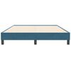vidaXL Boxspringbett ohne Matratze Dunkelblau 160x210 cm Samt