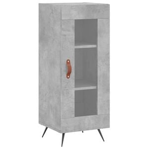 vidaXL Sideboard Betongrau 34,5x34x90 cm Holzwerkstoff