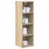vidaXL H&auml;ngeschrank Sonoma-Eiche 30 x 29,5 x 100 cm Holzwerkstoff