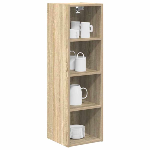 vidaXL H&auml;ngeschrank Sonoma-Eiche 30 x 29,5 x 100 cm Holzwerkstoff
