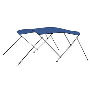 vidaXL 3-Bow Bimini Top Blau 183x160x137 cm