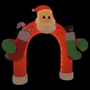 vidaXL Aufblasbarer Weihnachtsbogen mit LEDs 320 cm