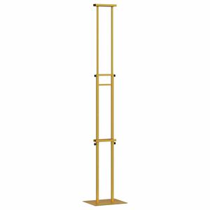 vidaXL Messest&auml;nde Gold 30 x 23,5 x 210 cm Stahl