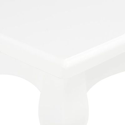 vidaXL Couchtisch Weiß 110x60x40 cm Kiefer Massivholz
