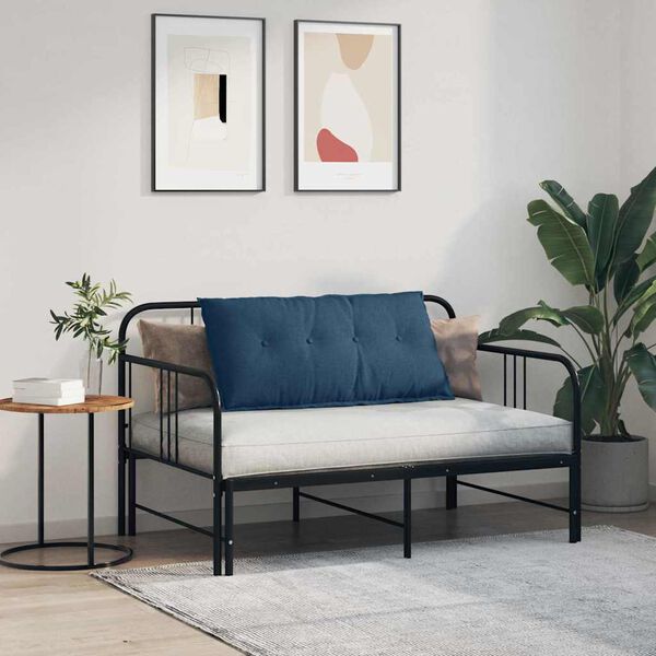 vidaXL R&uuml;ckenkissen Blau 100 x 19 x 50 cm Stoff