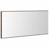 vidaXL Spiegel Braun Eichen-Optik 80 x 37 cm Glas und engineered Holz