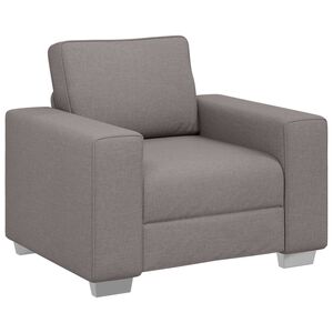 vidaXL Sofa Taupe 100 x 77 x 82 cm Stoff
