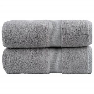 vidaXL Premium-Wascht&uuml;cher SOLUND 2 Stk. Grau 30x30 cm 600 g/m&sup2;