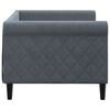 vidaXL Tagesbett Dunkelgrau 80x200 cm Samt