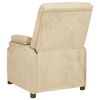 vidaXL Relaxsessel Creme Mikrofasergewebe