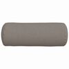 vidaXL Bolsterkissen 2 Stück Taupe Ø 25 x 70 cm Stoff
