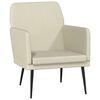 vidaXL Sessel Creme 61x78x80 cm Kunstleder