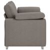 vidaXL Sofa 120cm Taupe Stoff