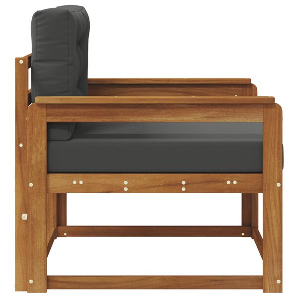 vidaXL Outdoor Mittelsofa Massivholz Akazie Natur