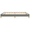 vidaXL Boxspringbettgestell Dunkelgrau 200x200 cm Stoff