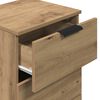 vidaXL Nachttisch Artisan-Eiche 40x36x65 cm Holzwerkstoff