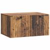 vidaXL Wandmontierter TV-Schrank Altholz 59,5 x 41 x 30 cm