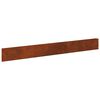 vidaXL Raseneinfassung 50 pcs 100 x 12 cm Stahl Rostig