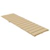 vidaXL Sonnenliegen-Auflage Melange Beige 200x70x4 cm Stoff