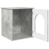 vidaXL Katzenhaus Beton 53 x 52 x 62 cm Holzwerkstoff