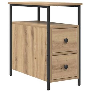 vidaXL Nachttisch Artisan-Eiche 30 x 60 x 60 cm Holzwerkstoff