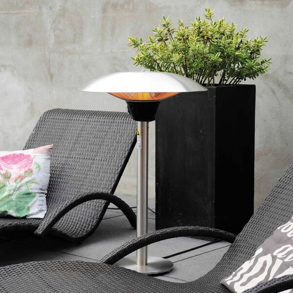 Sunred Tischheizstrahler Sirius 2100 W Halogen Silbern TA15