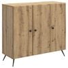 vidaXL Sideboard Artisan-Eiche 89 x 34,5 x 80 cm Holzwerkstoff