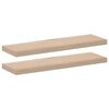 vidaXL Schweberegale 2 Stk. 80x23,5x4 cm Holzwerkstoff