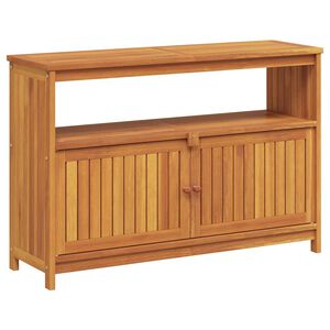 vidaXL Garten-Konsolentisch 110x35x75 cm Massivholz Akazie