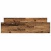 vidaXL Bettgestell ohne Matratze Altholz-Optik 160x200cm Holzwerkstoff