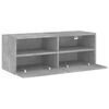 vidaXL TV-Wandschrank Betongrau 80x30x30 cm Holzwerkstoff