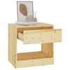 vidaXL Nachttische 2 Stk. 40x31x40 cm Massivholz Tanne