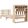 vidaXL B&uuml;cherregalbett ohne Matratze 75x190 cm Massivholz Kiefer