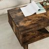 vidaXL Couchtisch Ger&auml;ucherte Eiche 80 x 46 x 35 cm Holzwerkstoff