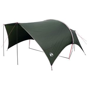 vidaXL Camping Tarp Wasserfest Armeegr&uuml;n 550 x 400 x 230 cm