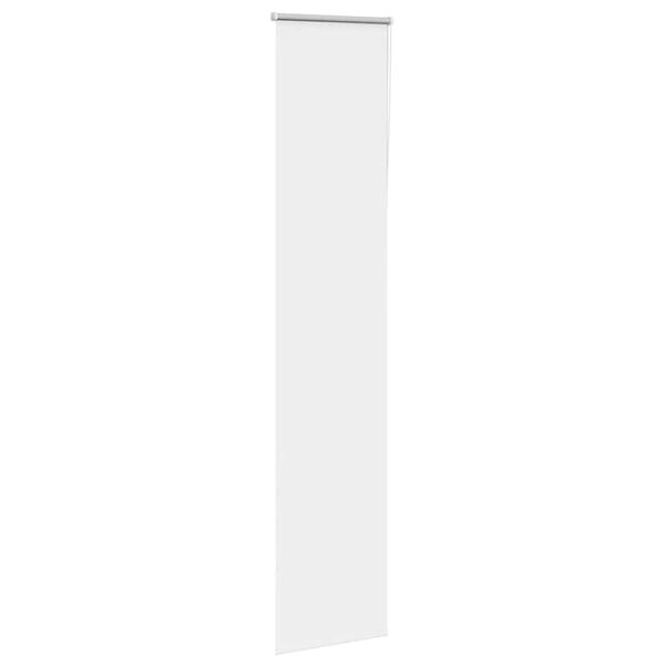 vidaXL Verdunkelungsrollo Wei&szlig; 55x230cm Stoffbreite 50,7 cm Polyester