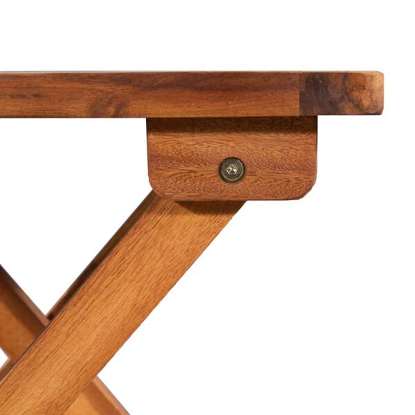 vidaXL Sonnenliegen 2 Stk. mit Tisch Poly Rattan Massivholz Akazie