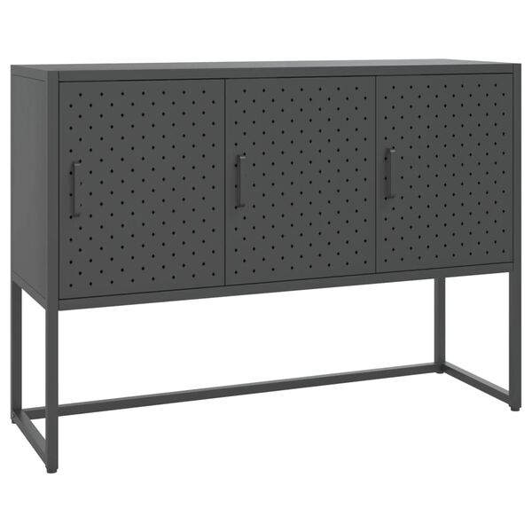vidaXL Sideboard Anthrazit 105x35x75 cm Stahl