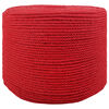 vidaXL Baumwollzwirn 4 mm 100 m Rot 100% Baumwolle