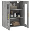 vidaXL Wandschrank Grau Sonoma 69,5x34x90 cm
