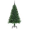 vidaXL K&uuml;nstlicher Weihnachtsbaum mit 150 LEDs mit St&auml;nder Gr&uuml;n 150 cm
