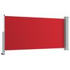 vidaXL Ausziehbare Seitenmarkise 120x300 cm Rot