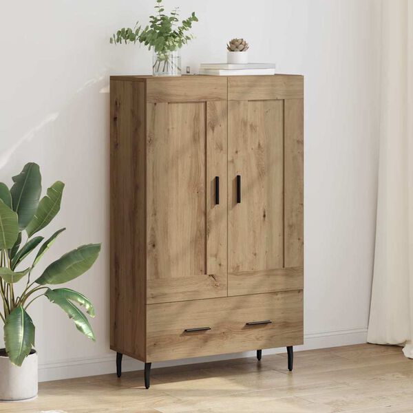 vidaXL Highboard Artisan-Eiche 69,5 x 31 x 115 cm Holzwerkstoff