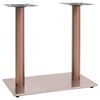 vidaXL Bistrotisch-Gestell Messing 70x40x72 cm Edelstahl