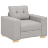 vidaXL Sofa-Sessel Wolkengrau 100x78x80 cm Stoff
