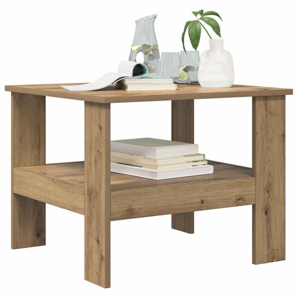 vidaXL Couchtisch Artisan-Eiche 57 x 55 x 45 cm Holzwerkstoff