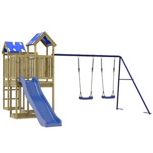 vidaXL Spielturm Impr&auml;gniertes Kiefernholz