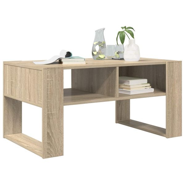 vidaXL Couchtisch Sonoma-Eiche 92 x 53 x 45 cm Holzwerkstoff