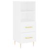 vidaXL Sideboard Wei&szlig; 34,5x34x90 cm Holzwerkstoff